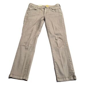 Pilcro and the Letterpress Anthropologie Skinny Mid Rise Crop Ankle Pants 27